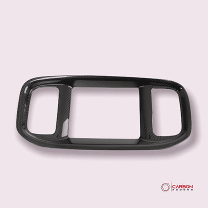 Dodge Charger 2015-2023 Real Carbon Fiber Dashboard Radio Trim Cover