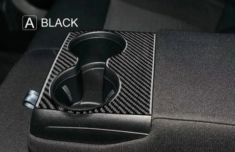 Dodge Charger 2015-2023 Real Carbon Fiber Rear Seat Center Armrest Trim Overlay