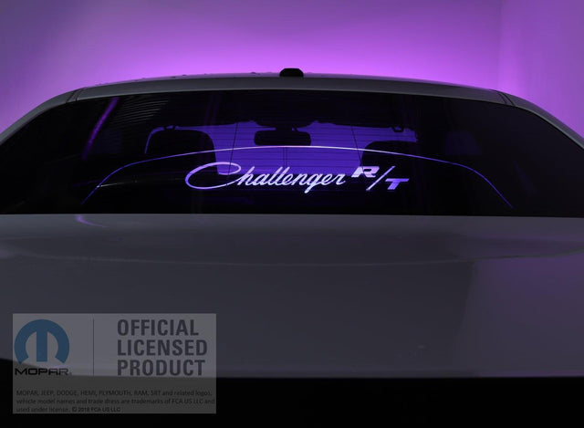 WindRestrictor® 2008-Up Dodge Challenger Rear Add On Glow Plate