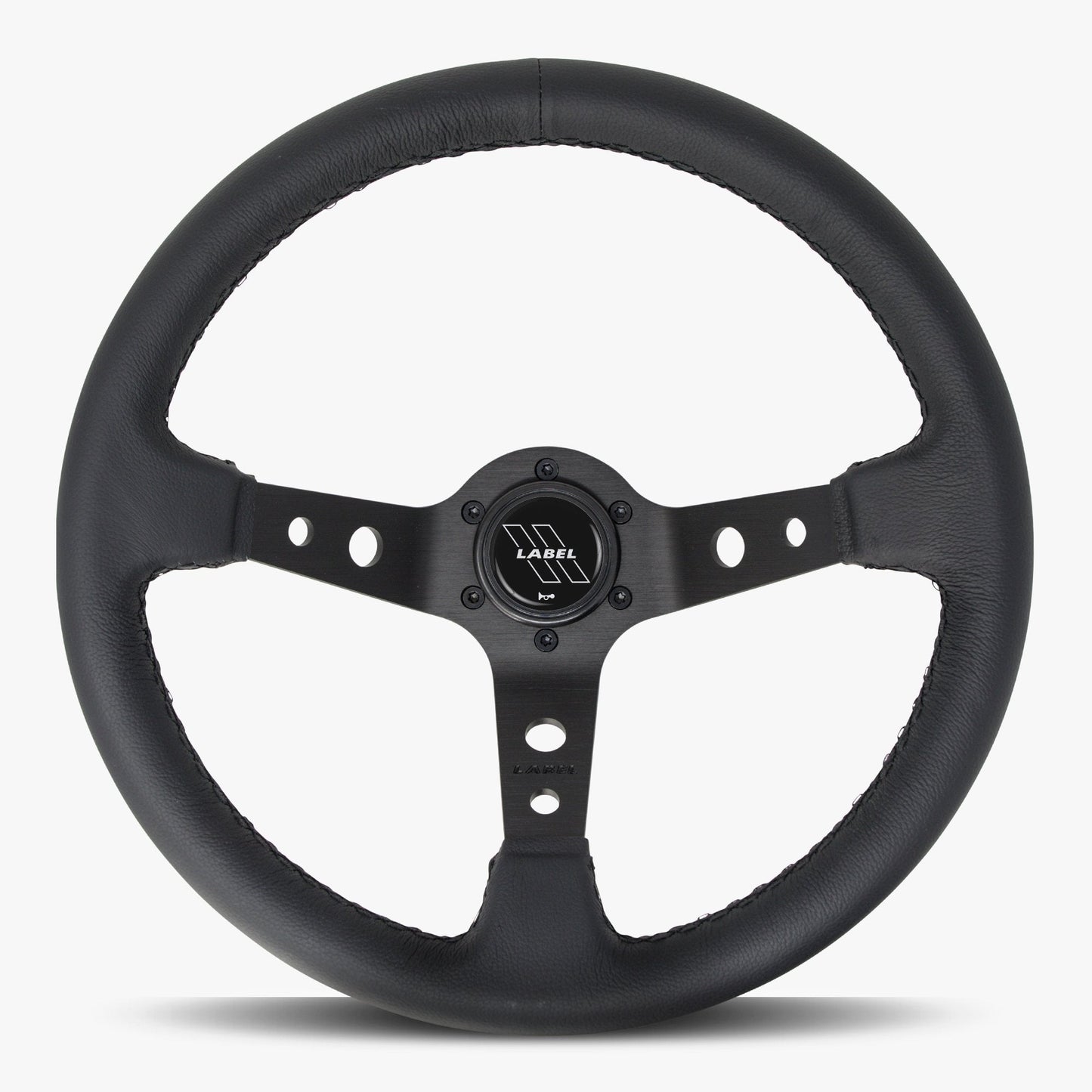 The Daytona | Black Leather | Black Spoke | Black Stitch