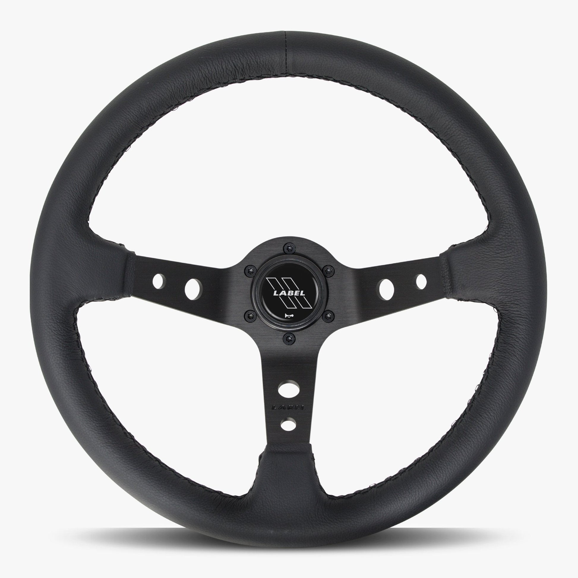 The Daytona | Black Leather | Black Spoke | Black Stitch