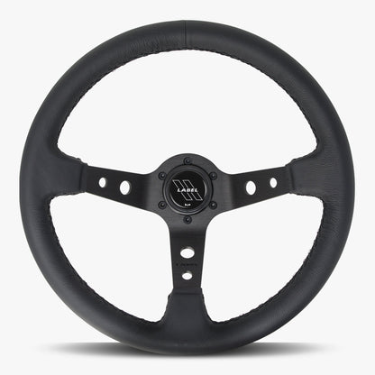 The Daytona | Black Leather | Black Spoke | Black Stitch