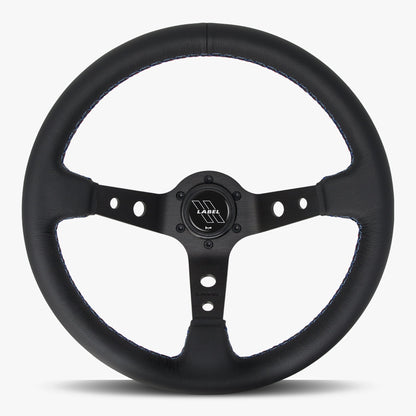 The Daytona | Black Leather | Black Spoke | Bavarian Stitch