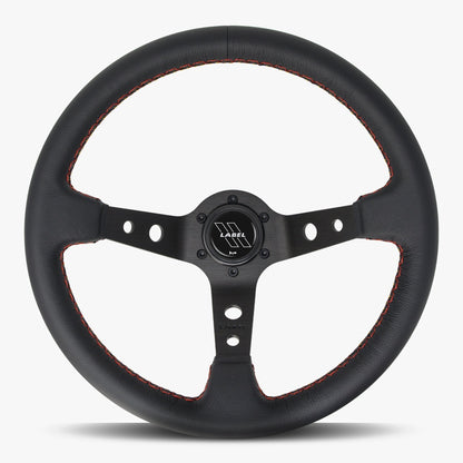 The Daytona | Black Leather | Black Spoke | Euro Stitch