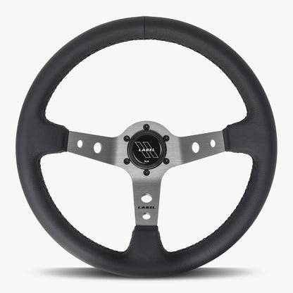The Daytona | Black Leather | Graphite Spoke | Black Stitch