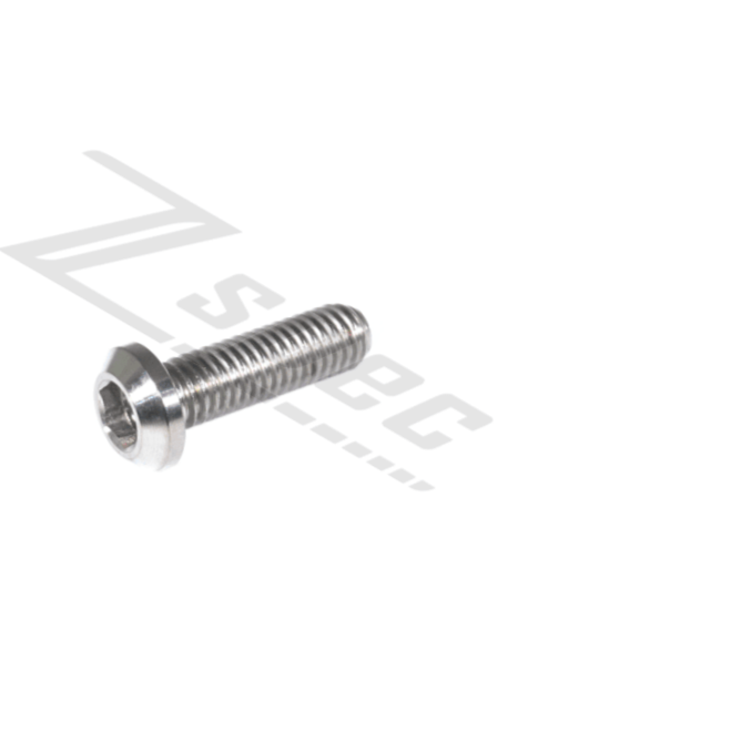 ZSPEC M6-1.0x20mm Dress Up Bolt® Fastener, Angled Head, Titanium Grade-5, Per Each