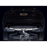 AWE Tuning Touring Edition Axle Back Exhaust | 3" Diameter | 4.5" Dual Diamond Black BMW 430i 2021-2024|BMW 330i 2019-2024
