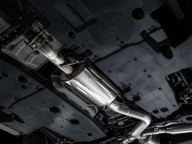 AWE Tuning AWE 23-24 Toyota GR Corolla Touring Edition Catback Exhaust - Chrome Silver Tips 3015-52472