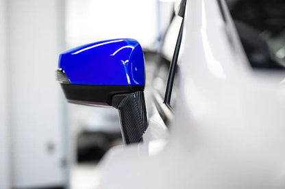 OLM OE Style Mirror Cover with Turn Signal Cutout (Lapis Blue) - 2015+ WRX / STI / 15-17 Crosstrek