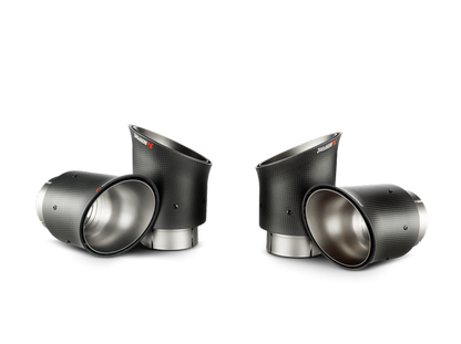 Akrapovic 14-17 Chevrolet Corvette Z06 (C7) Slip-On Line (Titanium) w/ Carbon Tips MTP-CO/TI/2