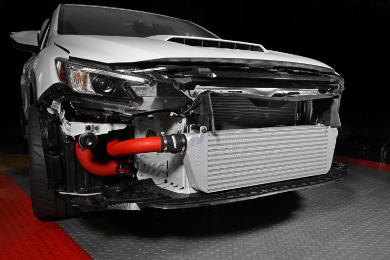 Perrin [22-25 WRX] Front Mount Intercooler Kit | Red Tubes & Silver Core | PSP-ITR-441SL/RD