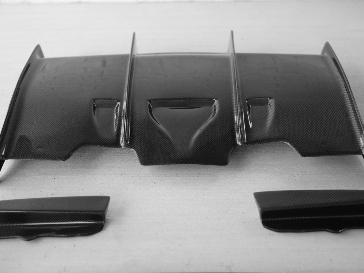 PSM Style Carbon Fiber Rear Diffuser - BMW F80 M3, F82/F83 M4 | Palenon Performance