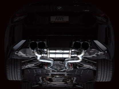AWE Tuning 23-24 BMW G87 M2 SwitchPath Edition Exhaust - Diamond Black Tips 3025-43487