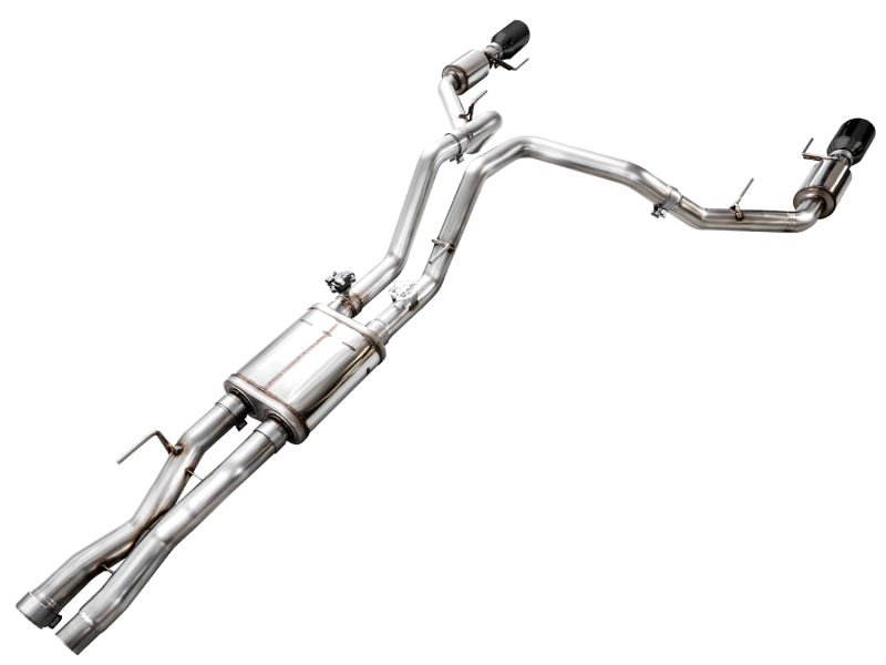 AWE Tuning AWE Gen 3 Raptor R SwitchPath Exhaust - Diamond Black Tips 3025-33852