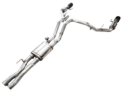 AWE Tuning AWE Gen 3 Raptor R SwitchPath Exhaust - Diamond Black Tips 3025-33852