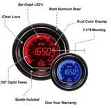 2-1/16" Evo Electrical Exhaust Gas Temperature Gauge