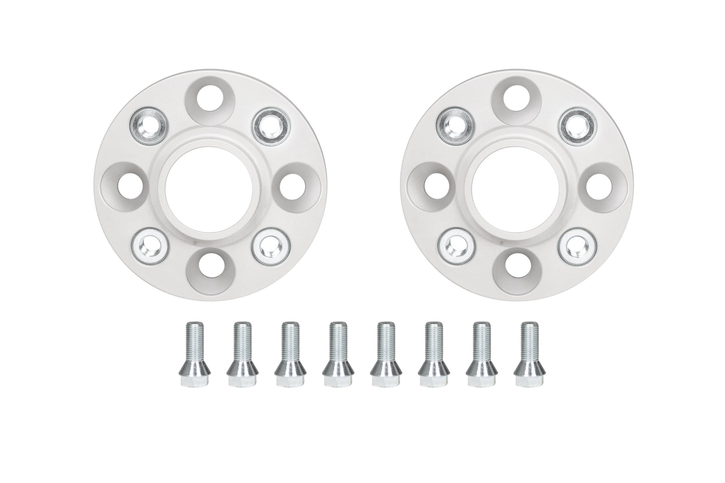 Eibach 20mm Wheel Spacer (Pair) - Silver for 2018-2019 Fiat 500