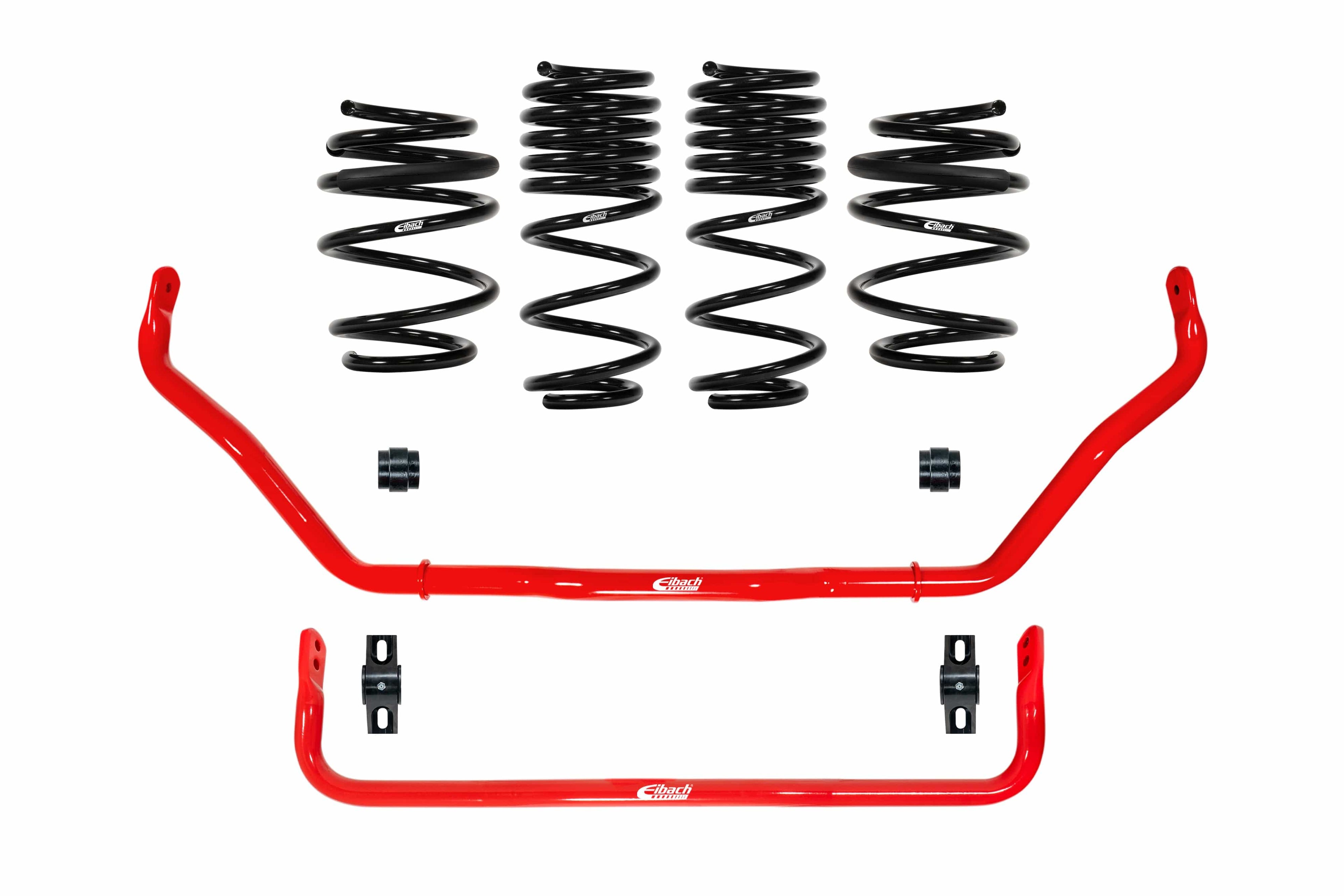 Eibach Pro Plus Coil Spring Lowering Kit + Front & Rear Sway Bar Kit for 2017-2021 Honda Civic
