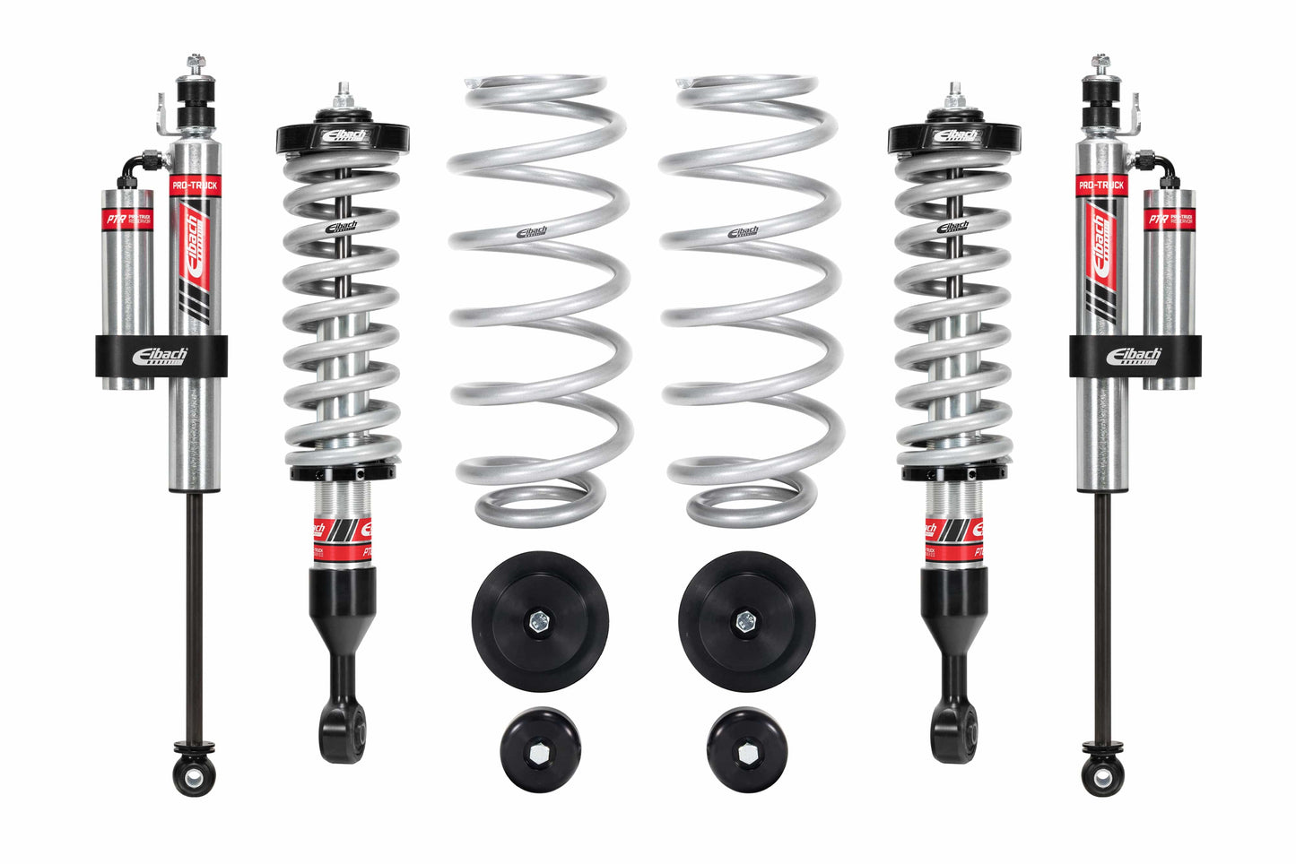 Eibach Stage 2R Front Coilovers + Rear Reservoir Shocks + Rear Springs (Pair) for 2003-2009 Lexus GX470