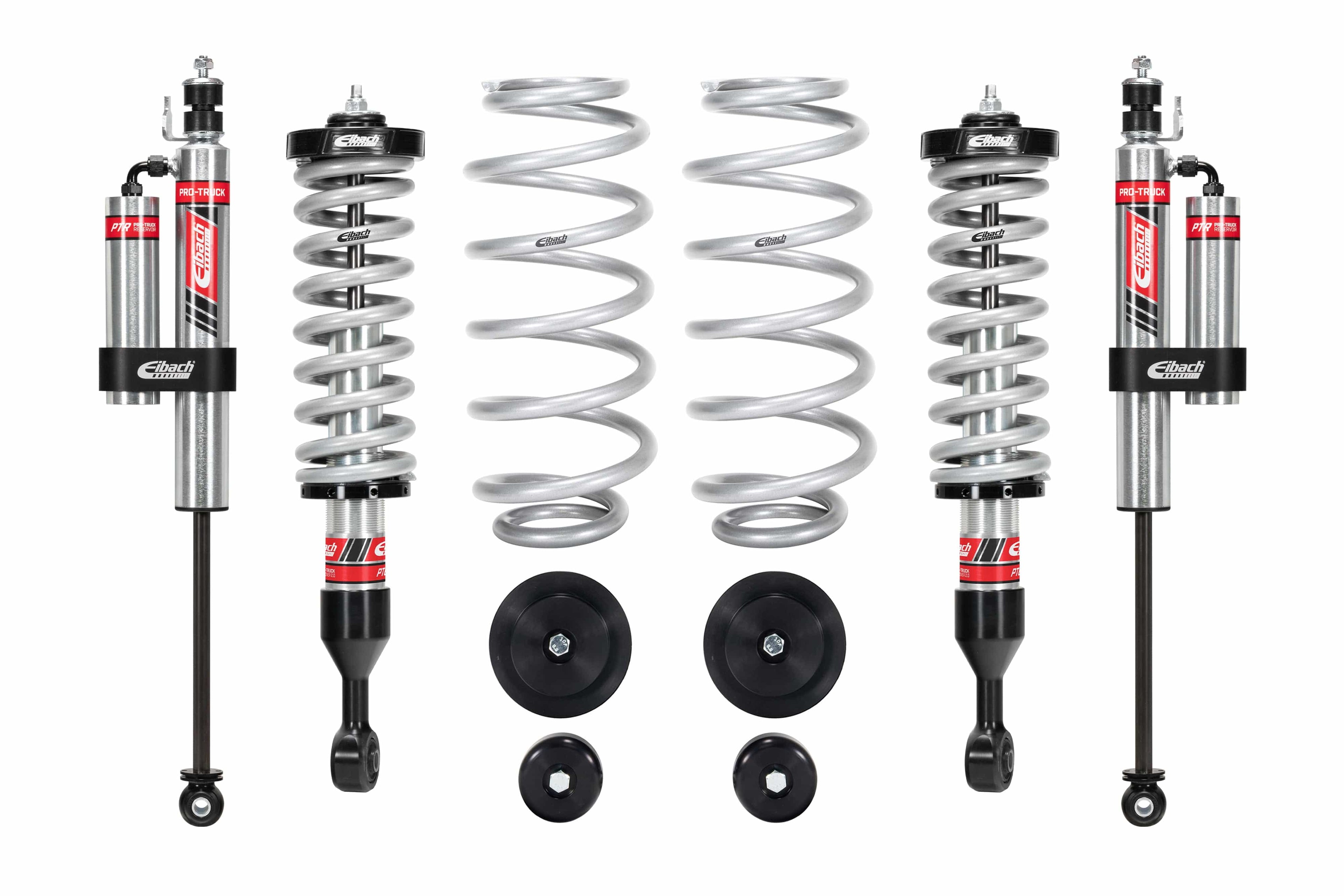 Eibach Stage 2R Front Coilovers + Rear Reservoir Shocks + Rear Springs (Pair) for 2003-2009 Lexus GX470