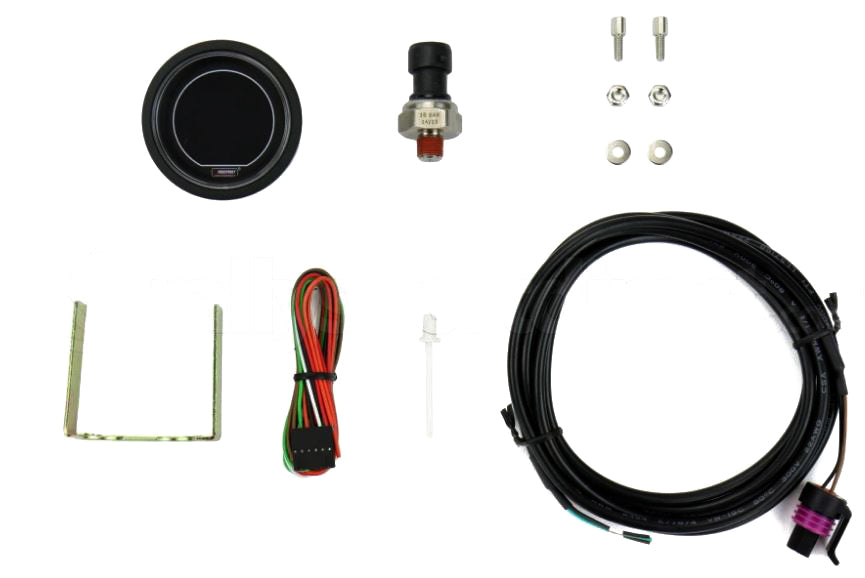 2-1/16" Evo Electrical Green/White Oil Pressure Gauge-