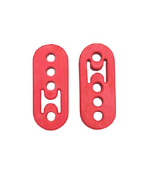 4-Hole Exhaust Hanger Bushing Muffler Mount Polyurethane 2pc