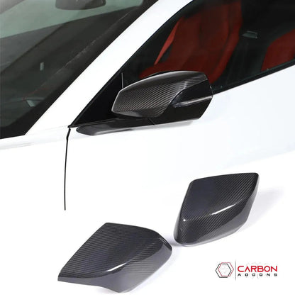 C8 Corvette Exterior Carbon Fiber Mirror Covers