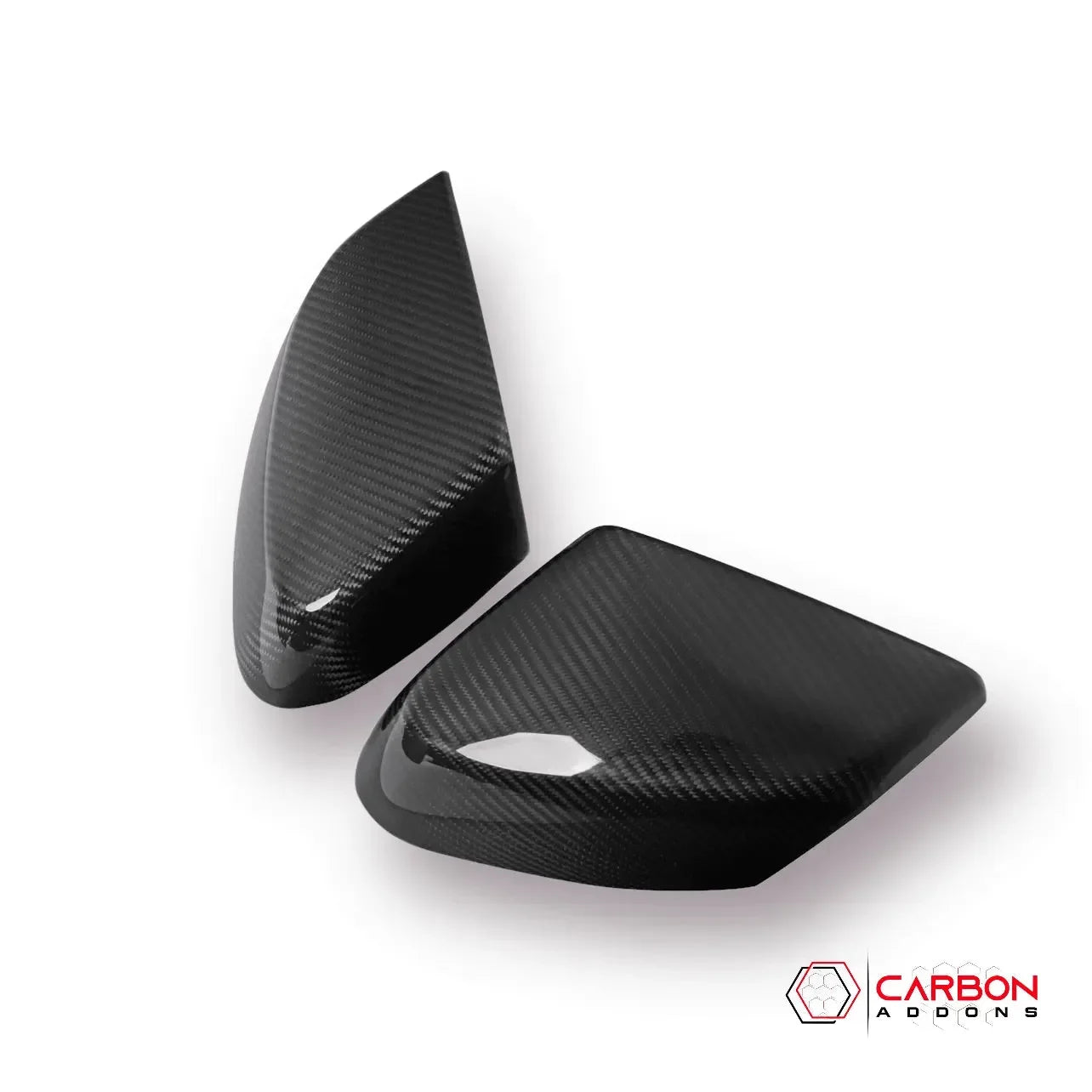C8 Corvette Real Carbon Fiber Exterior Mirror Covers | Exterior Upgrade (2020–2026)