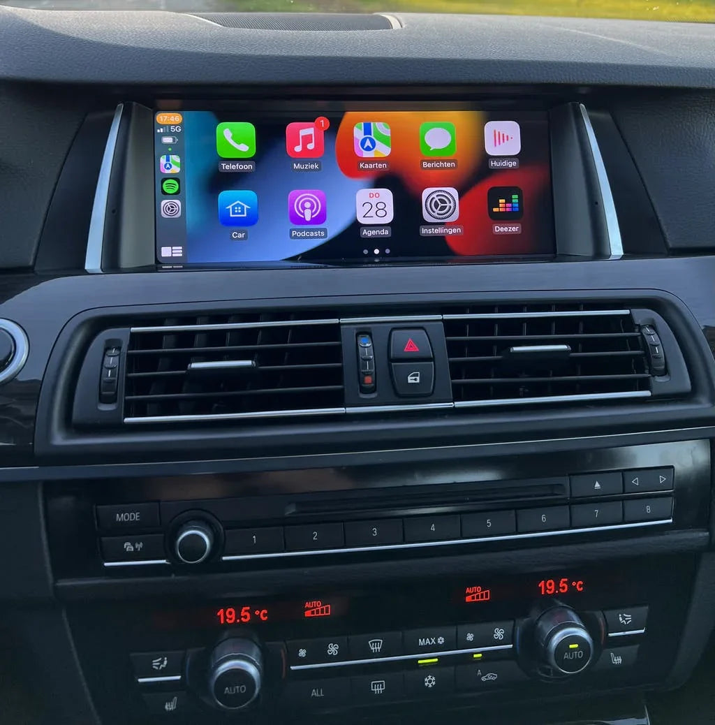 BMW F01 / F02 / F10 / F11 5-Series 7-Series Apple CarPlay & Android Auto Upgrade Kit.