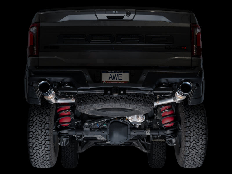 AWE Tuning AWE Gen 3 Raptor R SwitchPath Exhaust - Chrome Silver Tips 3025-32852