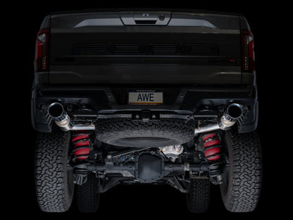 AWE Tuning AWE Gen 3 Raptor R SwitchPath Exhaust - Chrome Silver Tips 3025-32852