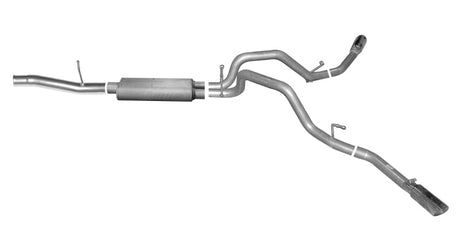 Gibson 10-13 GMC Sierra 1500 SLE 4.8L 2.25in Cat-Back Dual Extreme Exhaust - Stainless