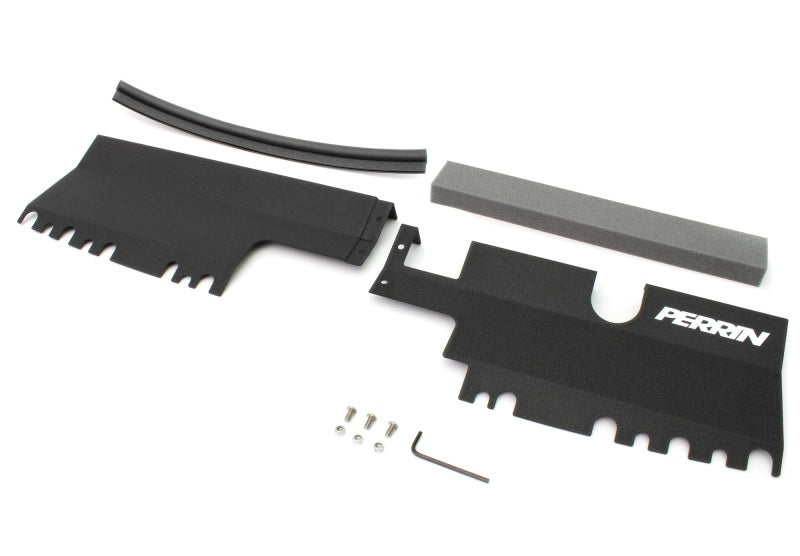 Perrin [15-21 WRX/STI] Radiator Shroud | Without OEM Intake Scoop - Black | PSP-ENG-512-2BK