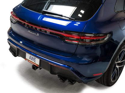 AWE Tuning 2022+ Porsche Macan 2.9TT Touring Edition Catback Exhaust w/ Diamond Black Tips 3015-43952