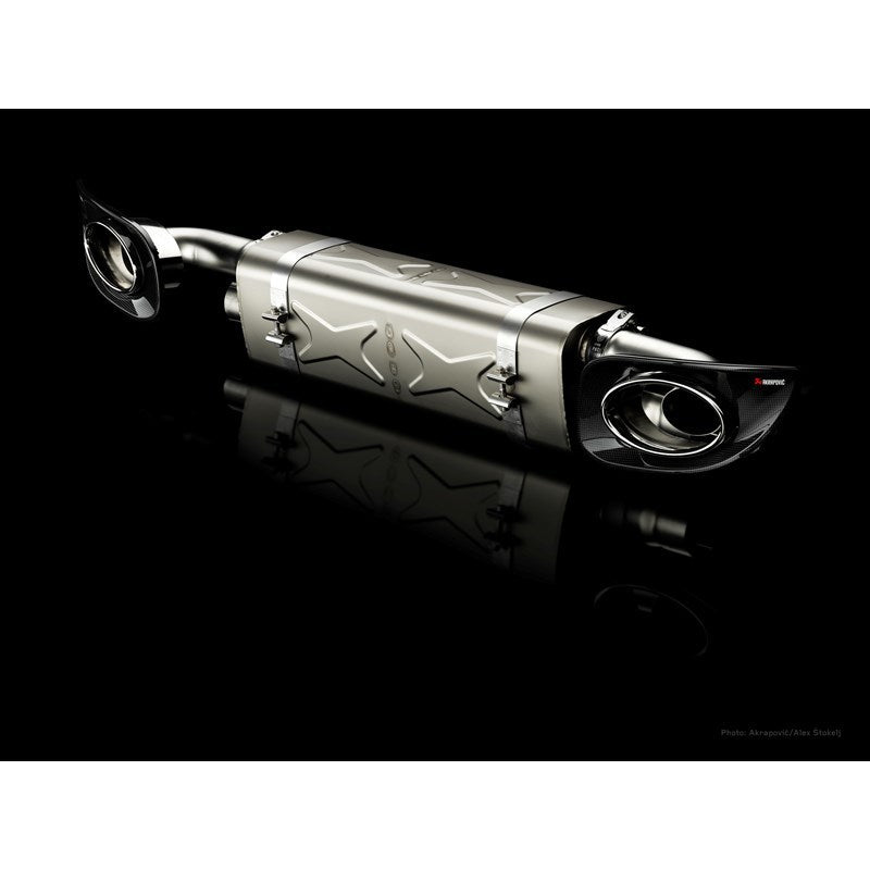 Akrapovic 10-13 Porsche 911 Turbo / Turbo S (997 FL) Slip-On Line (Titanium) w/ Titanium Tips S-PO997TFLH