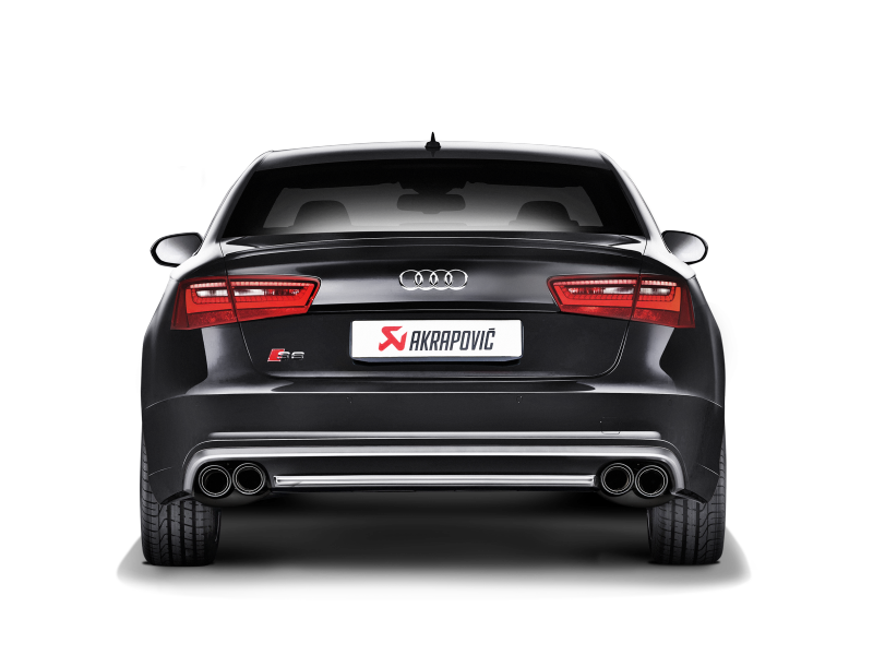 Akrapovic 13-17 Audi S6 Avant/Limousine (C7) Evolution Line Cat Back (Titanium) w/ Carbon Tips S-AU/TI/6H