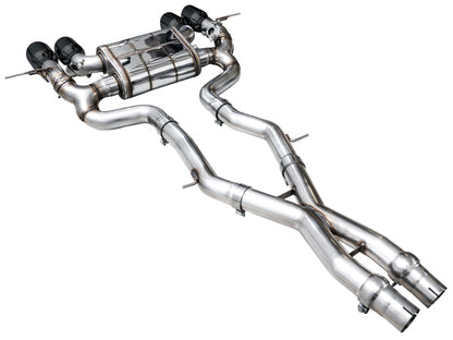 AWE Tuning 23-24 BMW G87 M2 SwitchPath Edition Exhaust - Diamond Black Tips 3025-43487