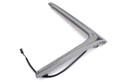 OLM GCS LED DRL Fog Light Bezel Inserts - 2016-2017 Subaru Crosstrek