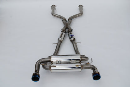 Invidia [2022+ Nissan Z] 70mm Gemini Cat Back Exhaust - Rolled TI Tips | HS22N4Z7GM1RTL