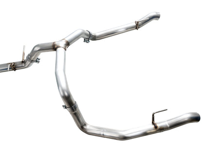 AWE Tuning AWE 4th Gen GM 1500 5.3L 0FG Catback Split Rear Exit (w/ Bumper Cutouts) - OE Tips 3015-31200
