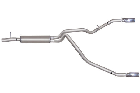 Gibson 11-16 Ford F-250 Super Duty Lariat 6.2L 2.5in Cat-Back Dual Split Exhaust - Stainless