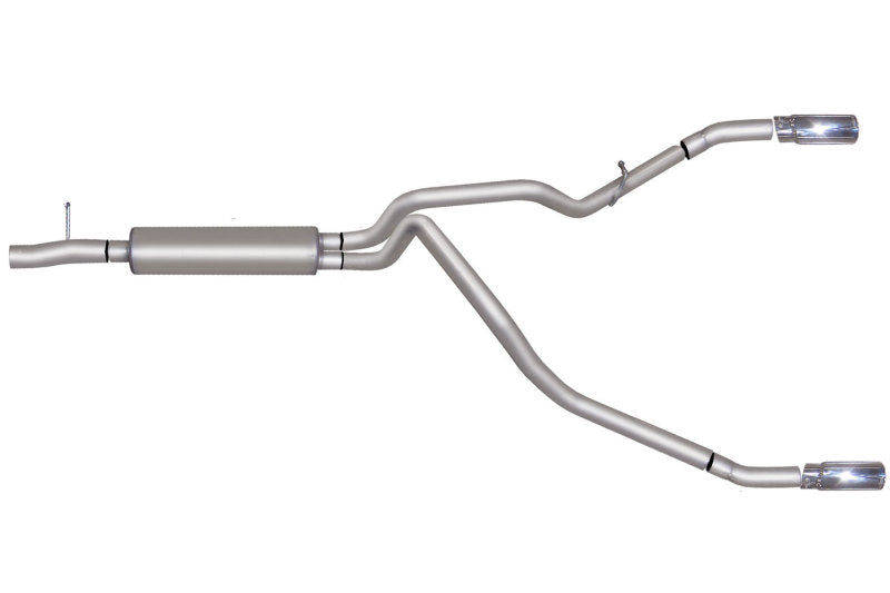 Gibson 17-18 Ford F-250 Super Duty XLT 6.2L 2.5in Cat-Back Dual Split Exhaust - Stainless
