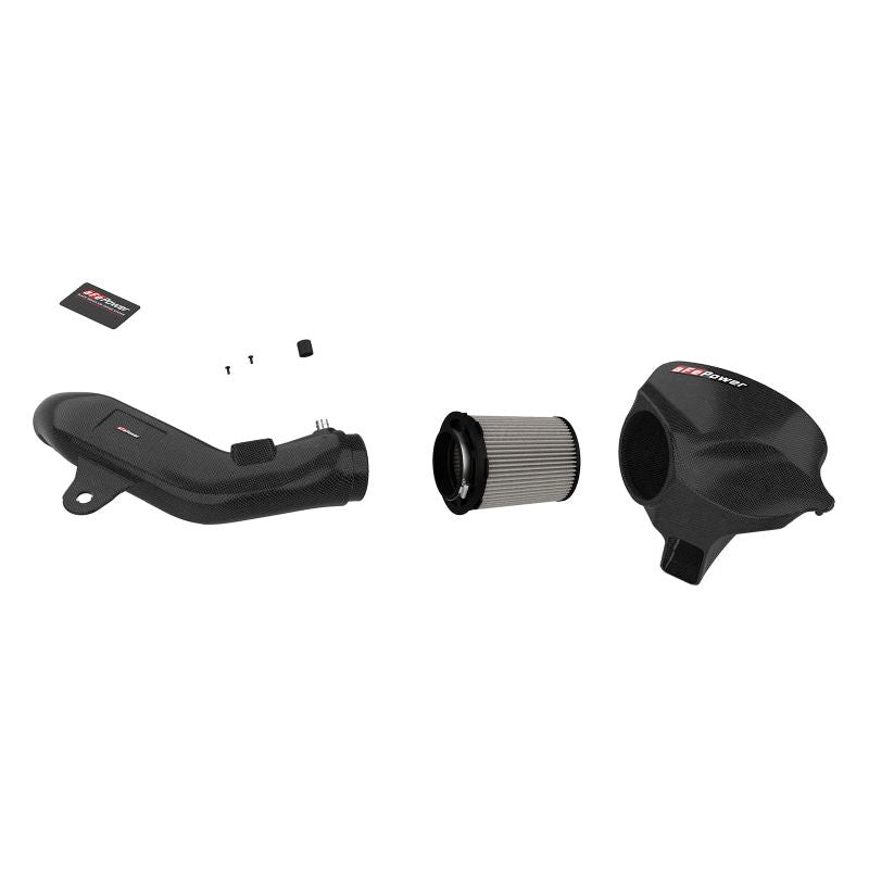 aFe Power Black Series Stage-2 Carbon Fiber Cold Air Intake System w/ Pro DRY S Media BMW M2 (F87) 2016-2021