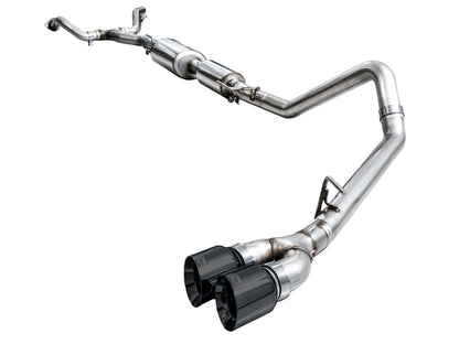 AWE Tuning AWE 0FG Exhaust for 3rd Gen Toyota Tundra - Dual Diamond Black Tips 3015-33063