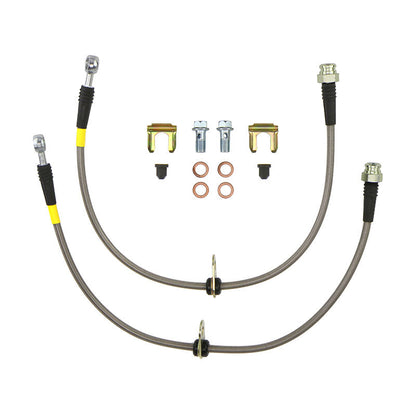 FactionFab Front Stainless Steel Brake Lines Subaru STI 2008-2017