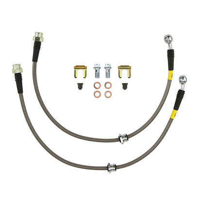 FactionFab Rear Stainless Steel Brake Lines Subaru STI 2004-2007