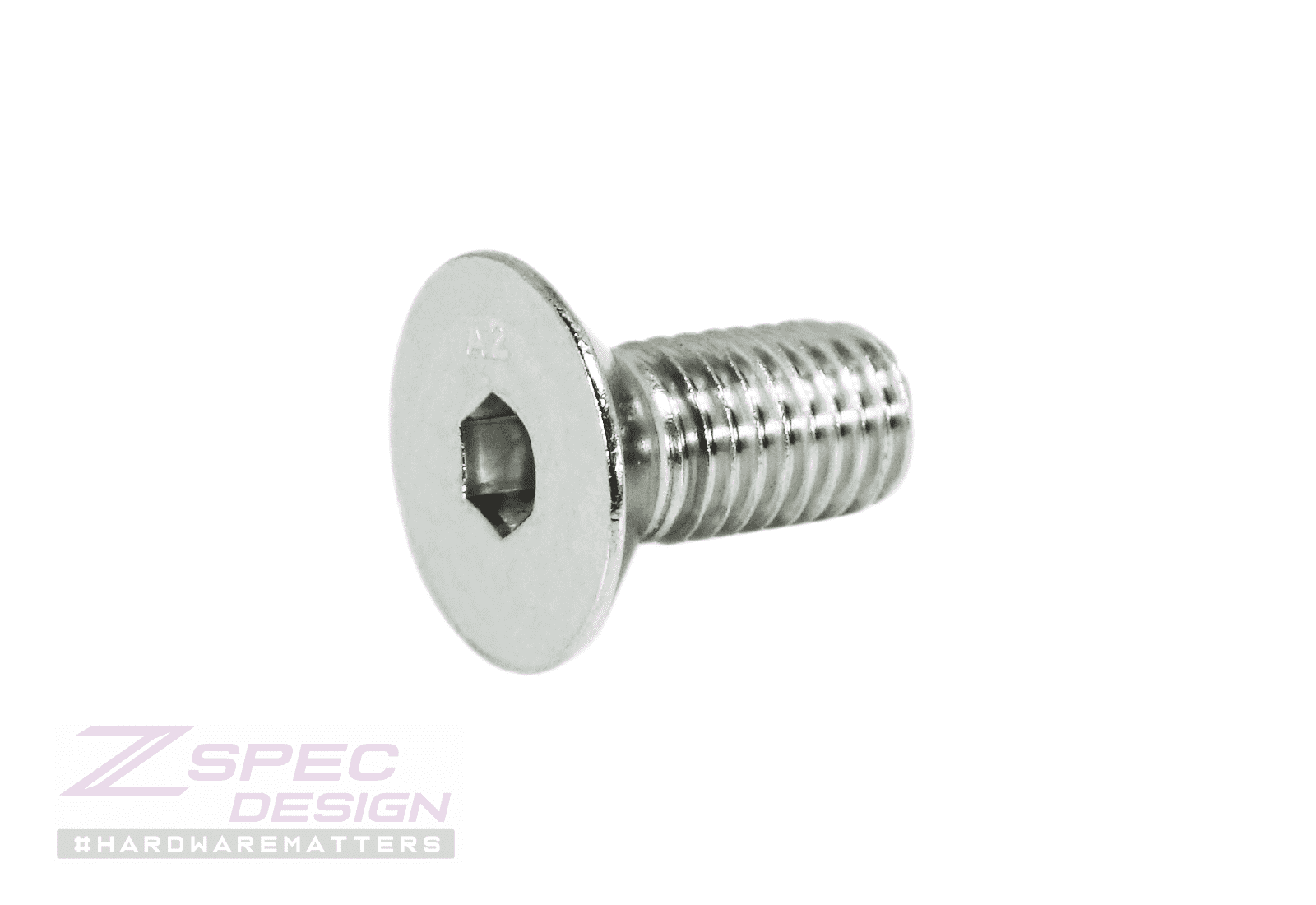 ZSPEC M10-1.5x25mm Flat-Head FHSC Fasteners, Stainless, Per Each