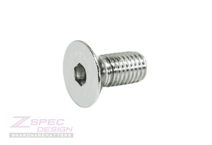 ZSPEC M10-1.5x25mm Flat-Head FHSC Fasteners, Stainless, Per Each