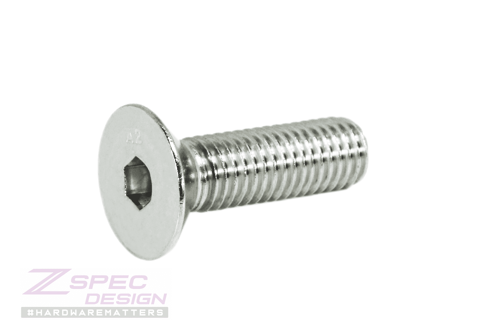ZSPEC M10-1.5x40mm Flat-Head FHSC Fasteners, Stainless, Per Each