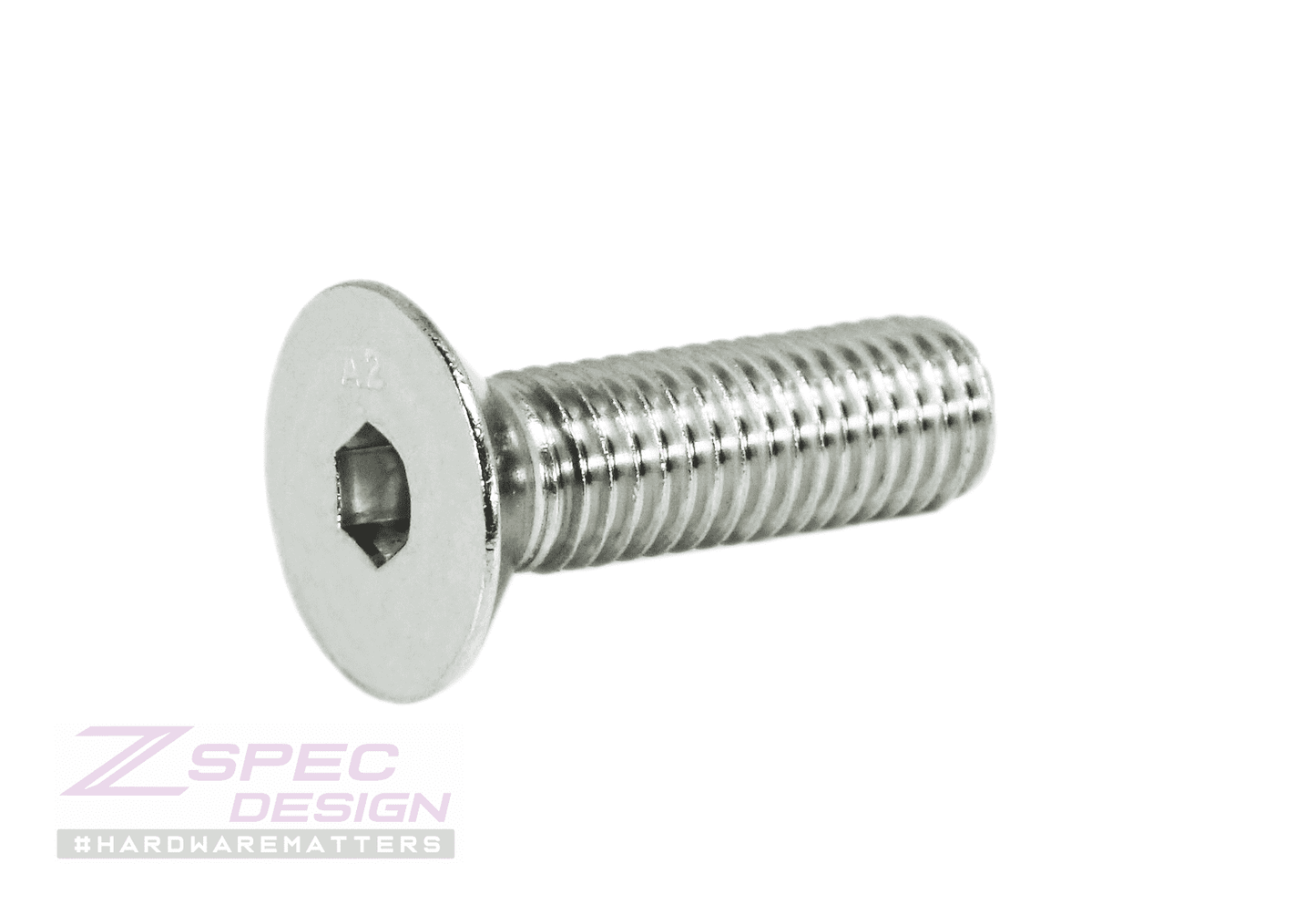 ZSPEC M10-1.5x35mm Flat-Head FHSC Fasteners, Stainless, Per Each